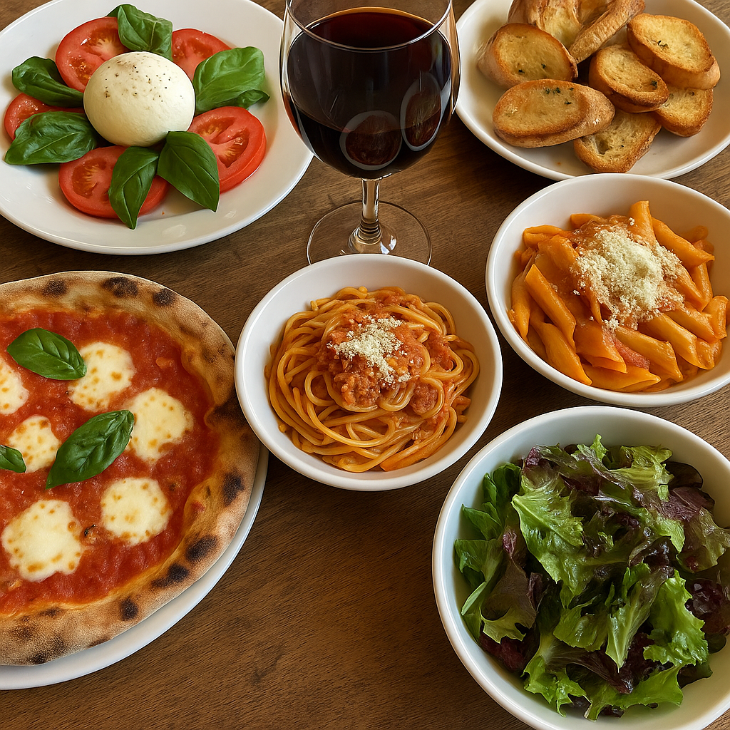 Delicious Italian pasta dish at Bella Vista restaurant